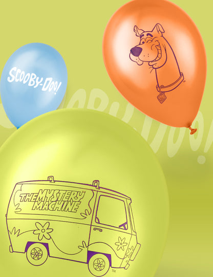 10 Scooby-Doo Latex Balloons 25 x 32 cm