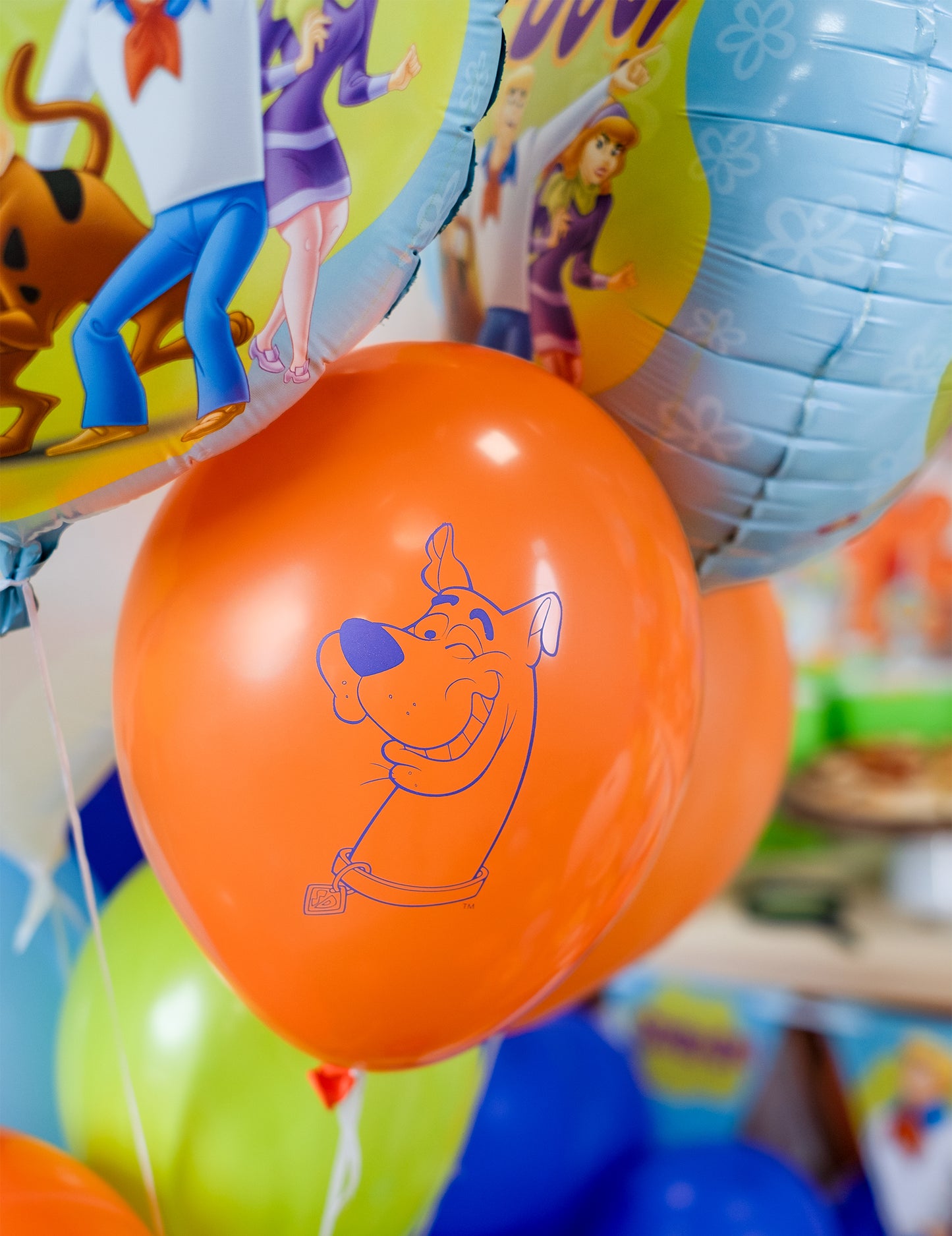 10 Scooby-Doo Latex Balloons 25 x 32 cm