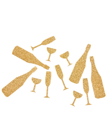 12 Dorée Champagne Table Confetti 10 G