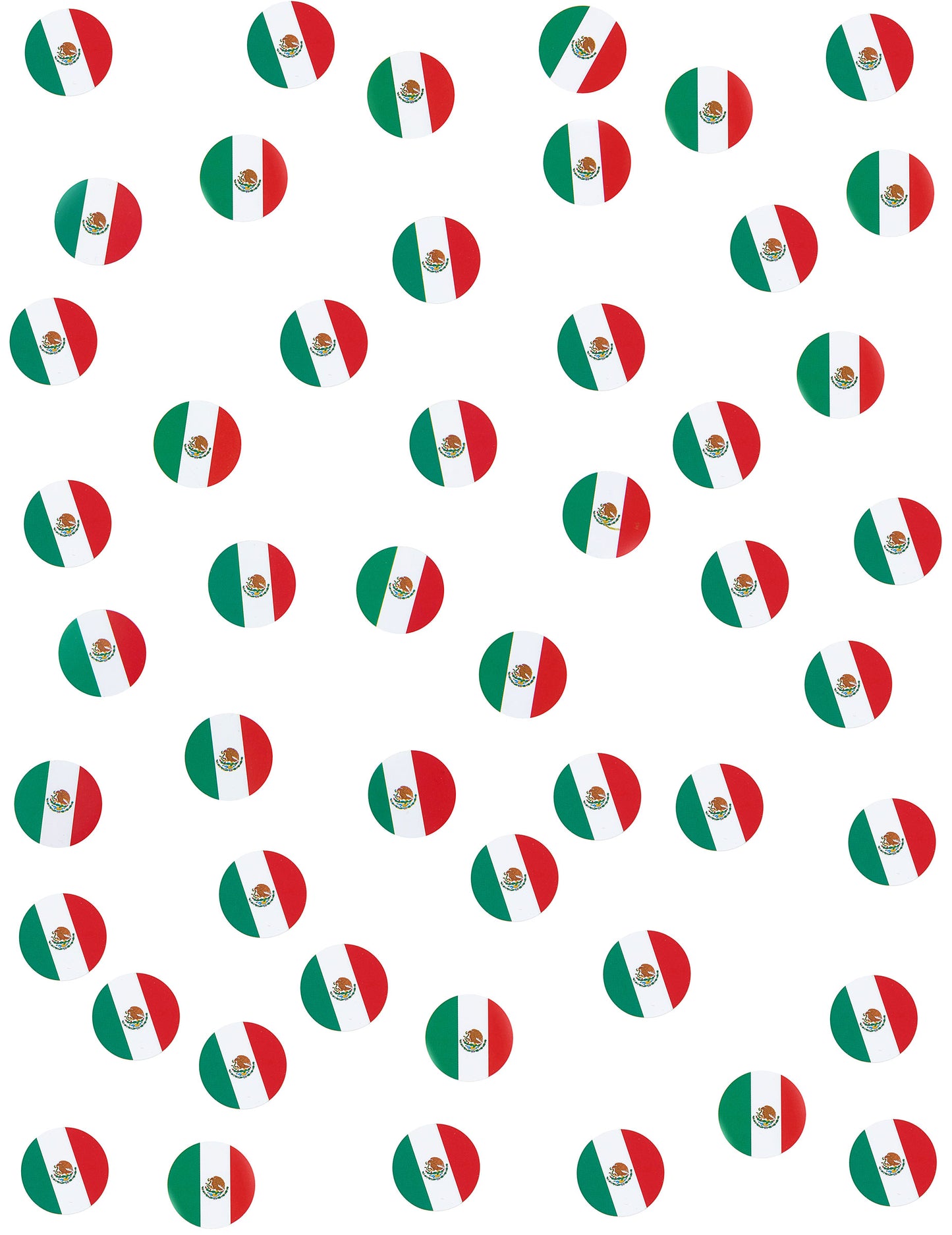 150 Mexico Flag Table Confetti