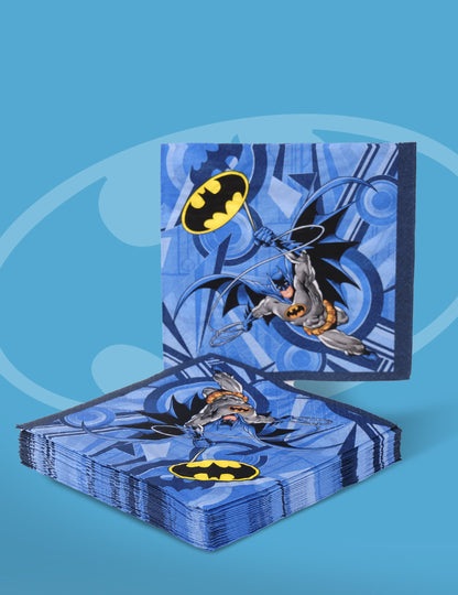 20 papierových utier Batman 33 x 33 cm