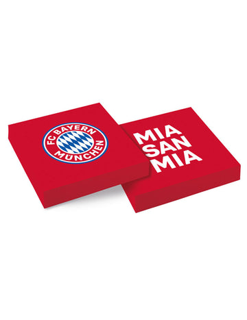 20 FC Bayern Mníchovské papierové utierky 33 x 33 cm