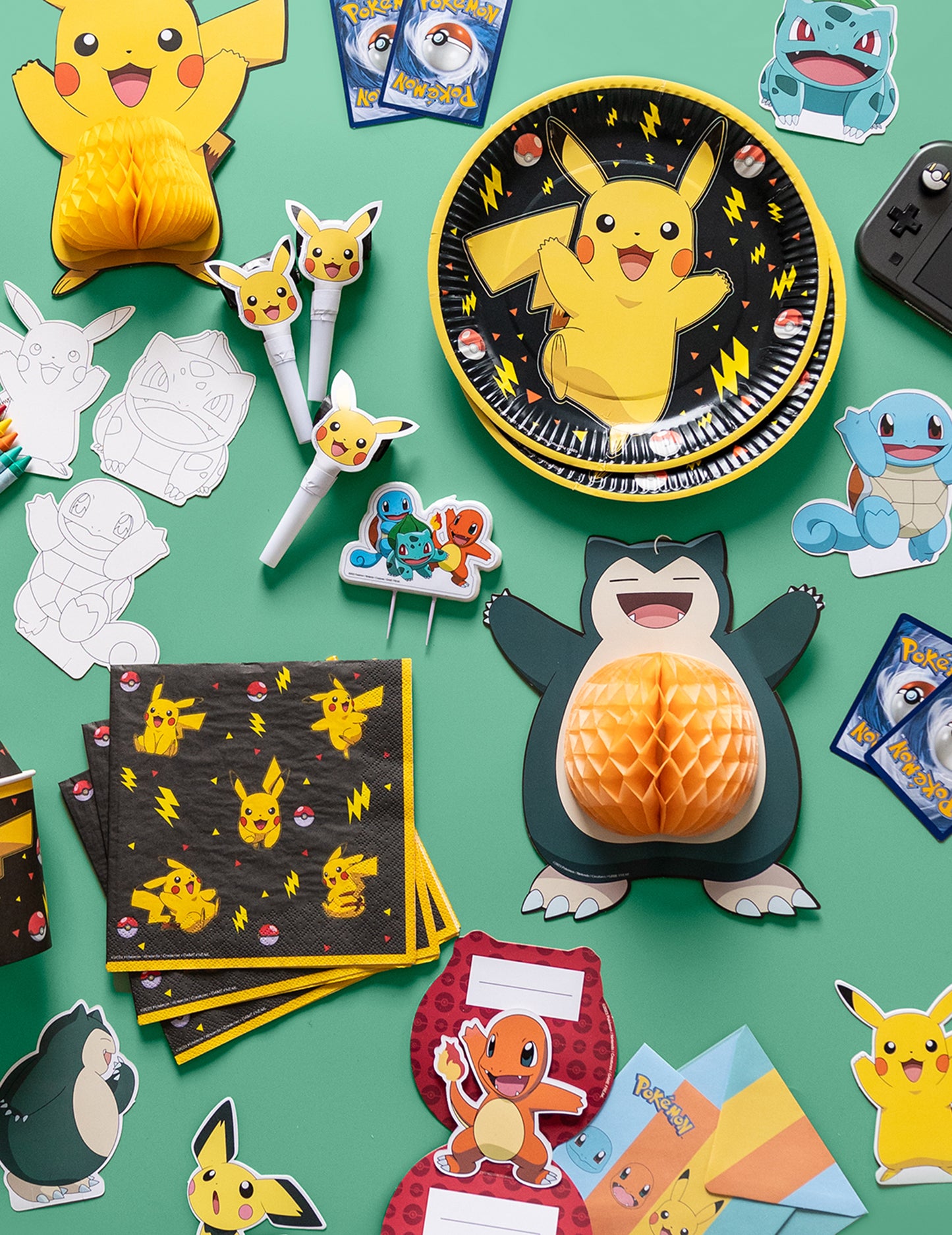 3 Pokémon Honeycomb Dekorácie