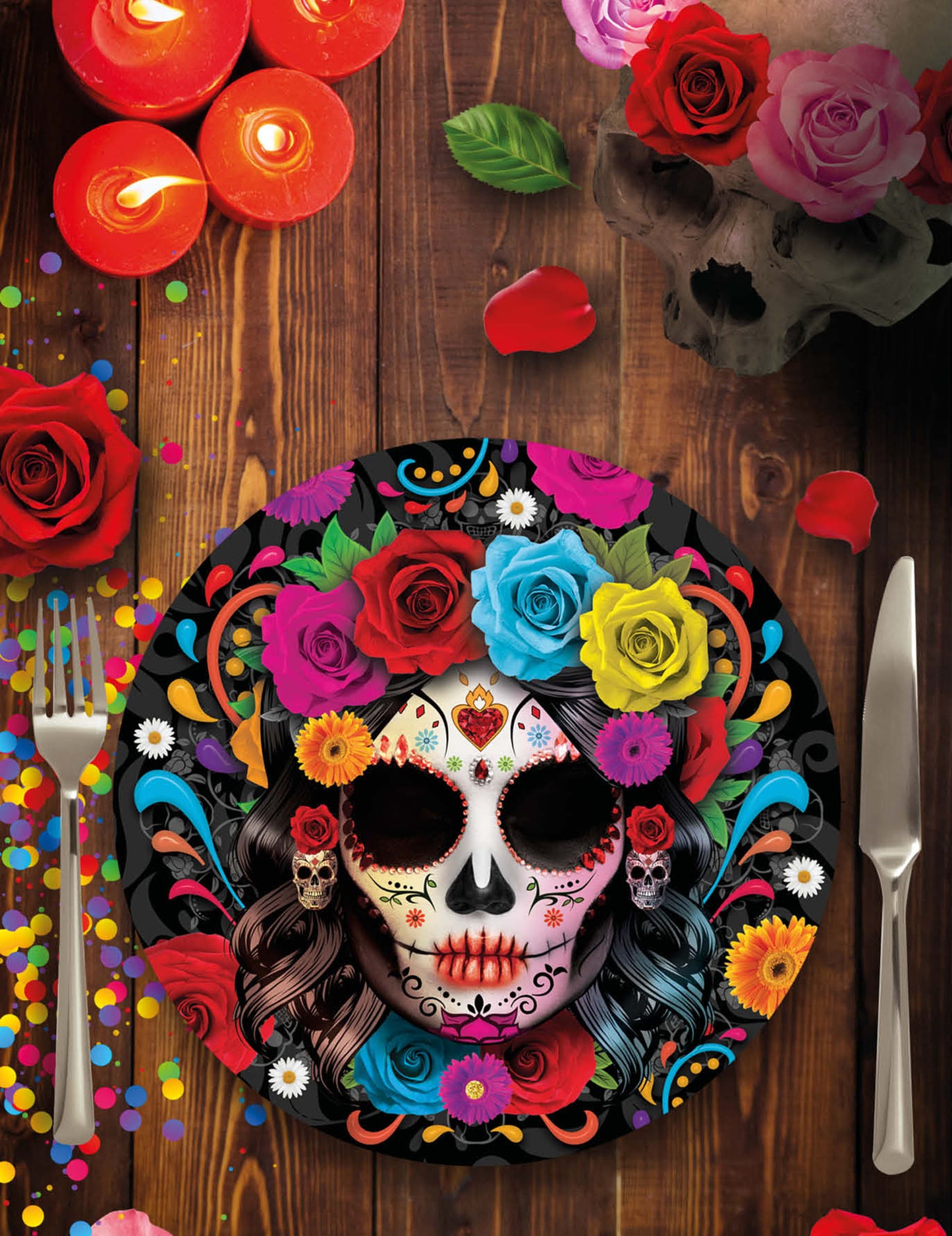 6 Catrina Dia de los Muertos 23 cm taniere