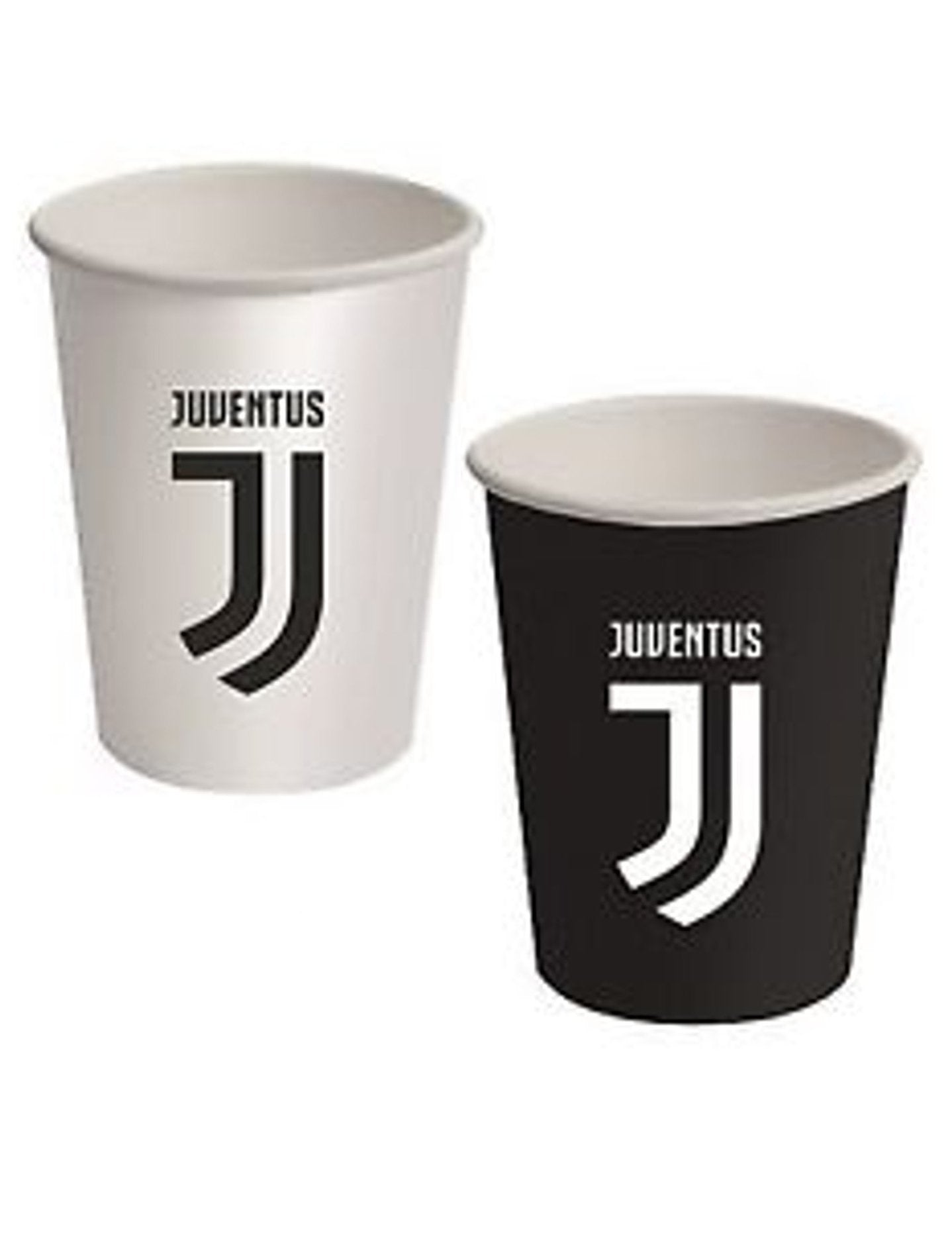 8 kartónových pohárov Juventus 250 ml