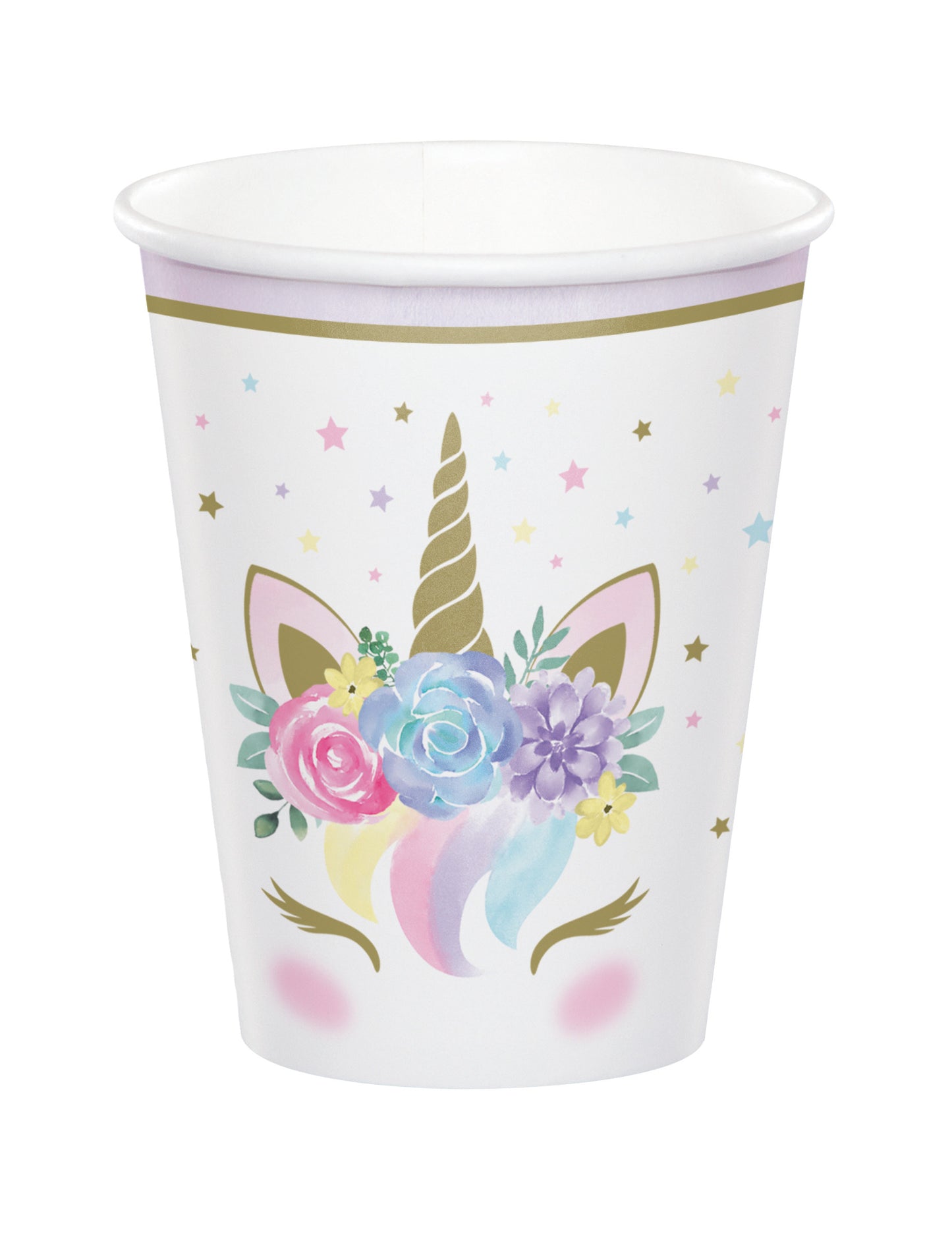 8 Fairy White Fairy Carting Cups 266 ml