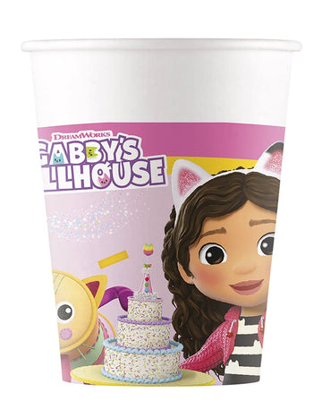 8 Gabby Cups a Magic House 200 ml