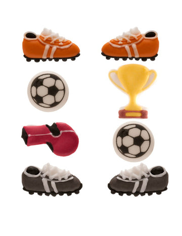 8 figuríny mini futbalového cukru 9 g