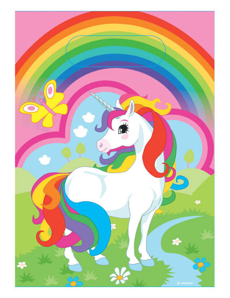 8 plastových vreciek Unicorn Rainbow