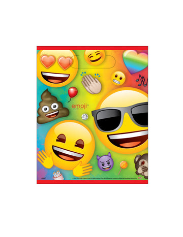 8 Emoji Dúhové plastové darčekové tašky