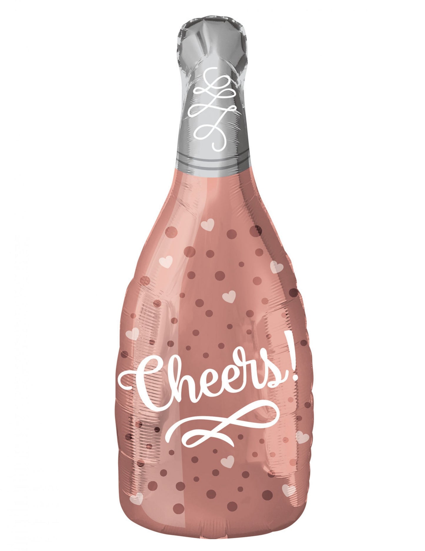 Hliníková guľa Champagne Rosé 25 x 66 cm