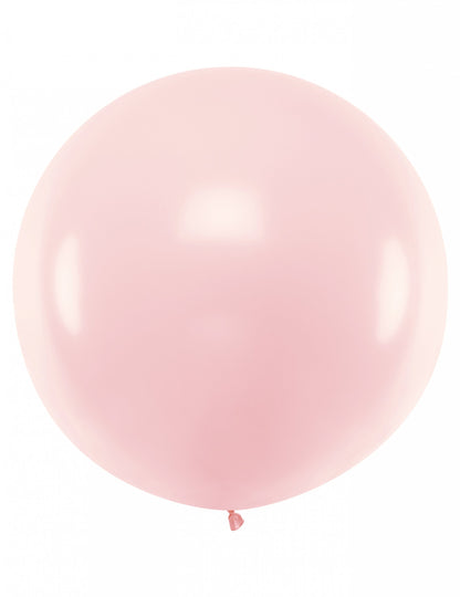 Obrie svetloružová latexová guľa 60 cm