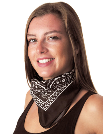 Dospelá čierna bandana