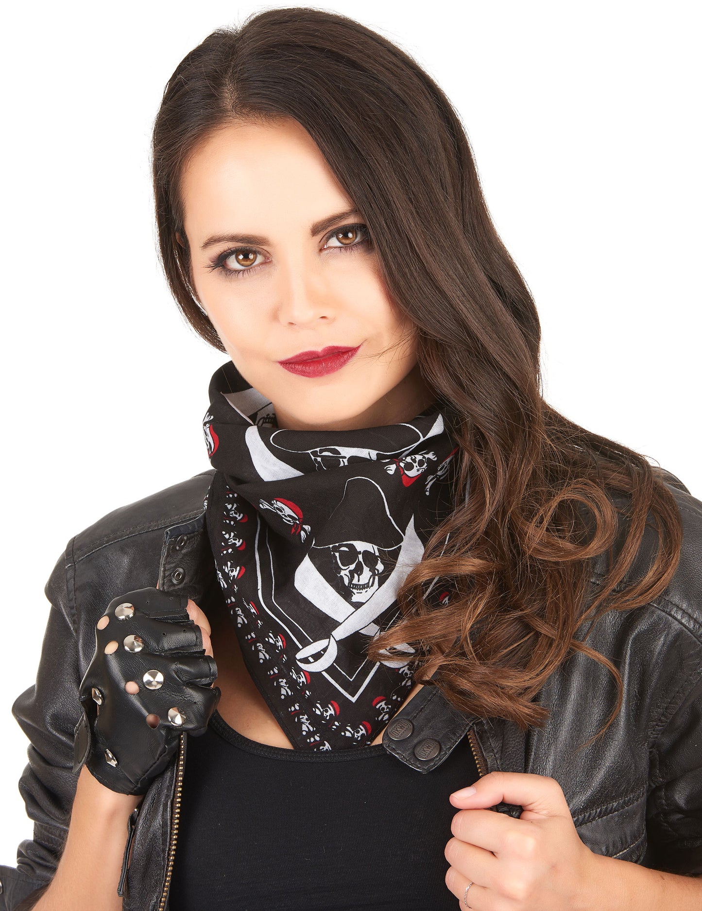 Pirátska kostra bandana