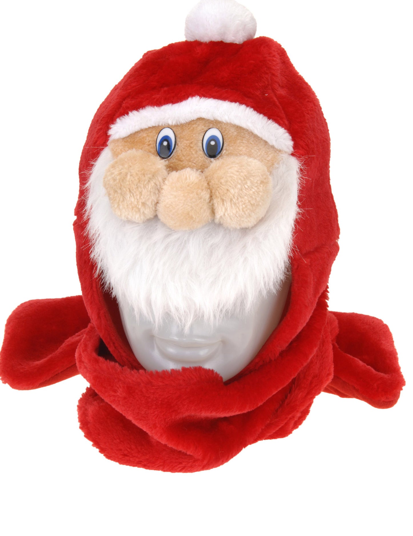 Kapota s dospelým šatkou Santa Claus