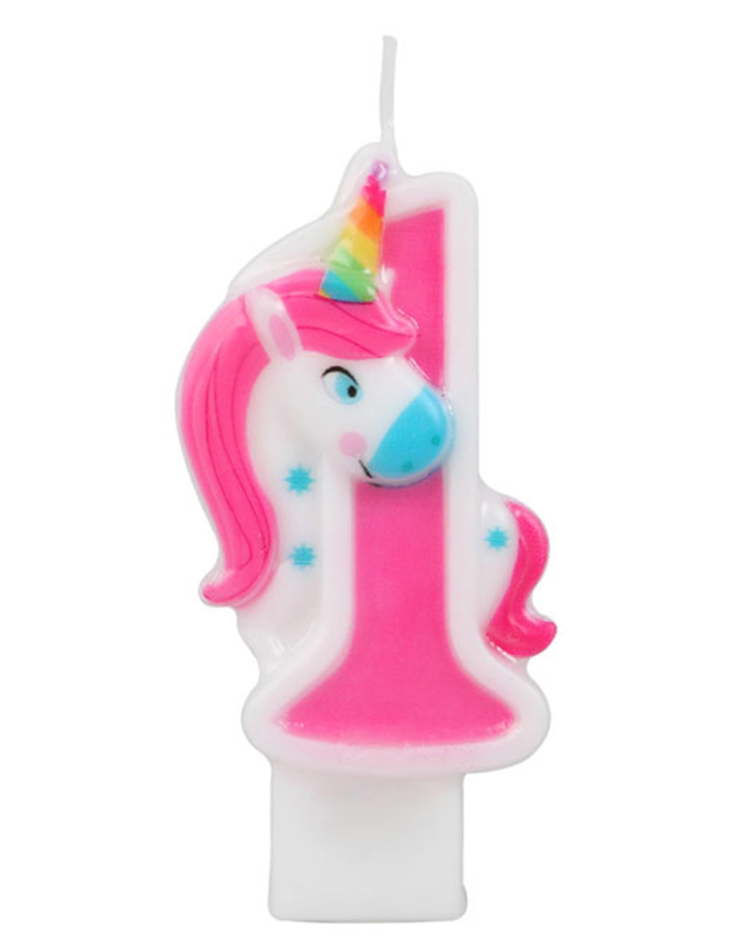 Candling Candle Pink Unicorn 14 cm