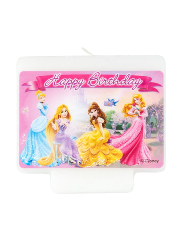 Sviečka všetko najlepšie k narodeninám Disney Princesses 9 x 7 cm