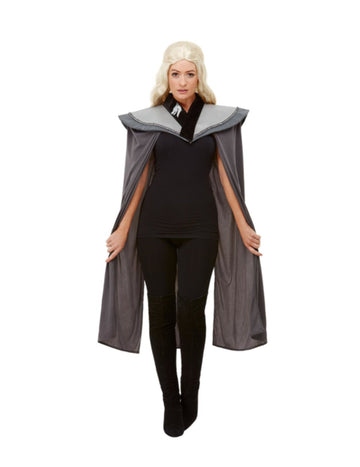 Médieval Grey Woman Cape