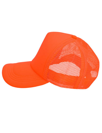 Casquette orange fluo adulte