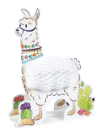 28 cm White Lama Paper Table Center