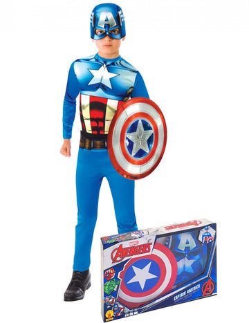 Classic Captain America Box s chlapčenským štítom