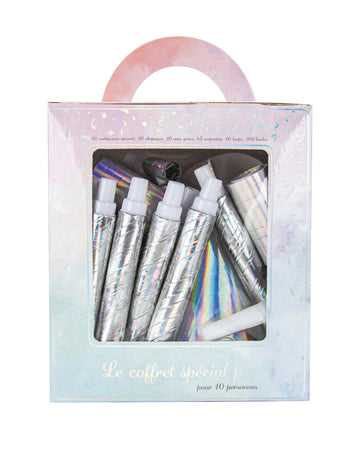 Iridescent party favorizuje box pre 10 osôb