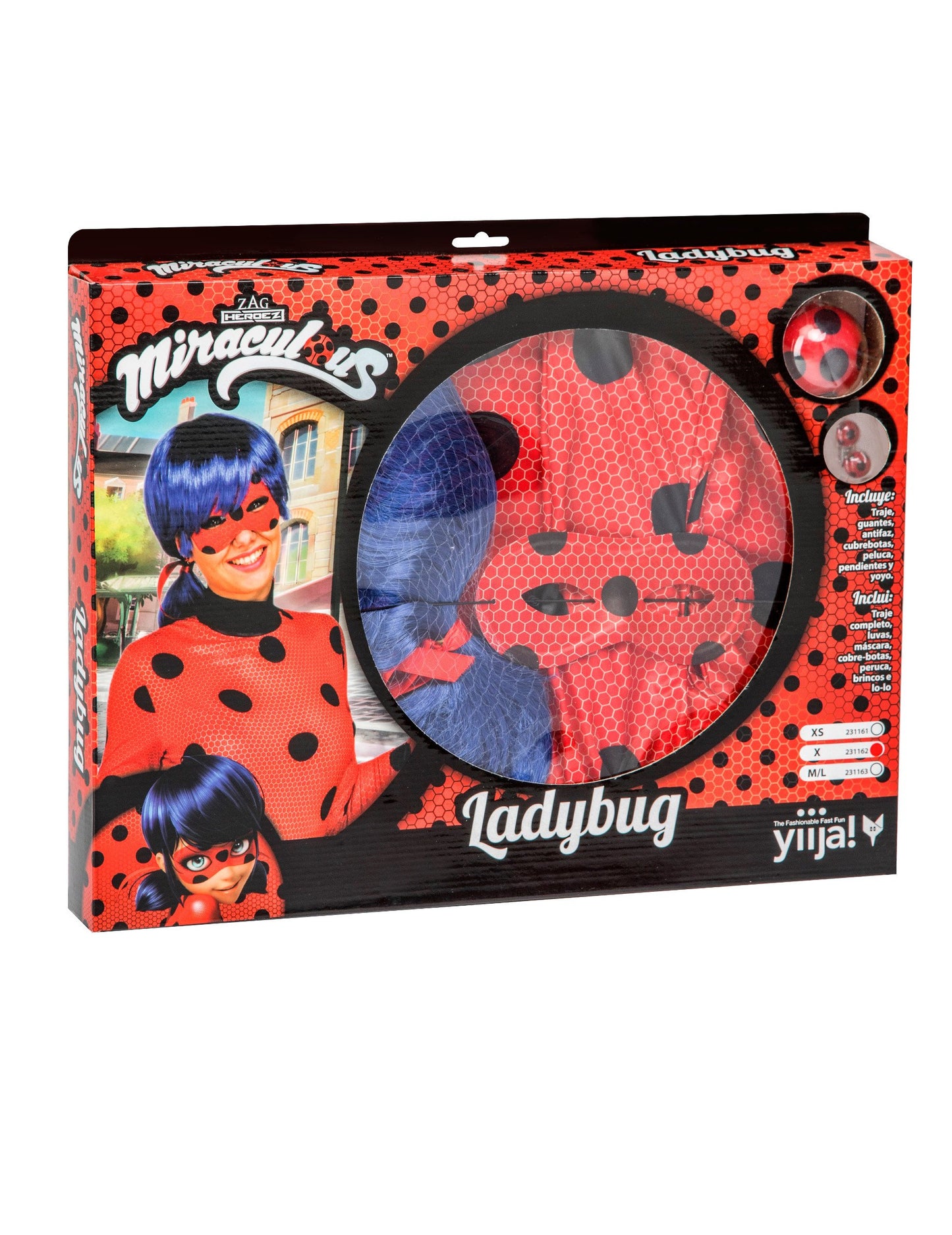 Kompletné zázračné zamaskovanie dospelých Ladybug