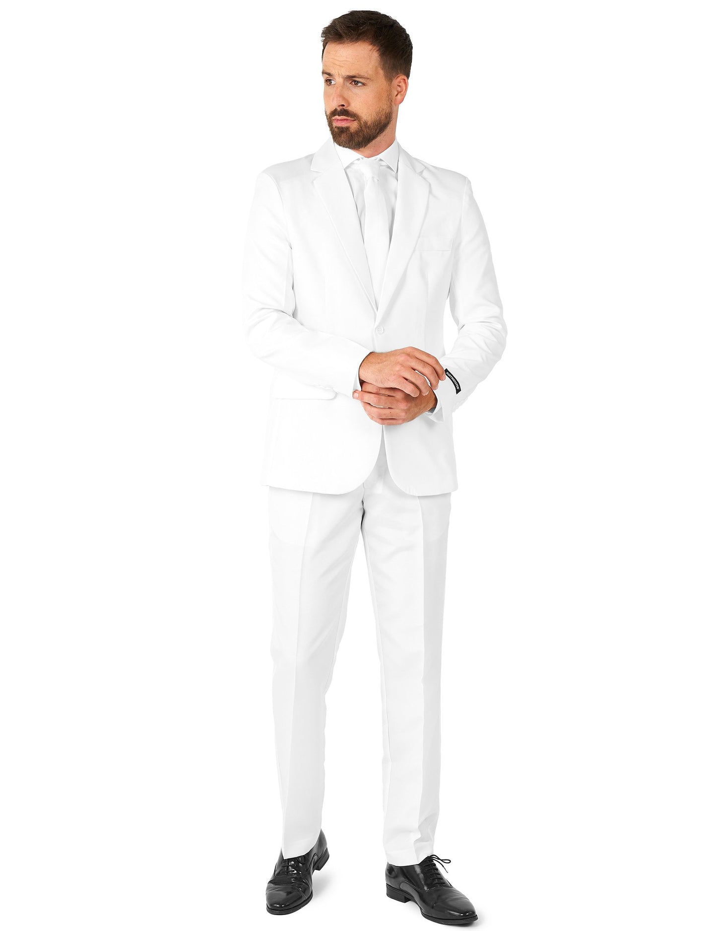 Kostým pán Solid White Man Suitmeister