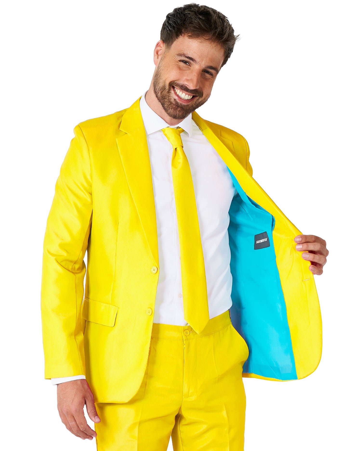 Kostým pán Solid Yellow Man Suitmeister