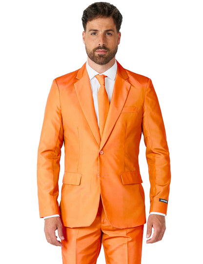 Kostým pán Solid Orange Man Suitmeister