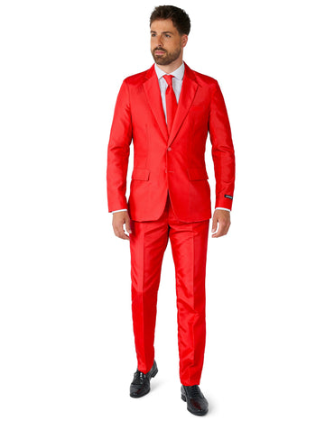 Kostým pán Solid Rouge Man Suitmeister