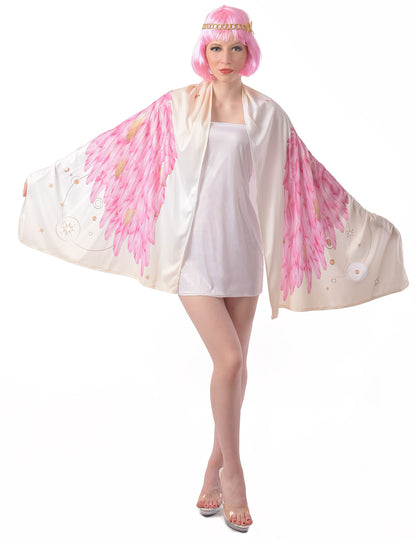 Dámsky kostým Pink Poncho Poncho Wings