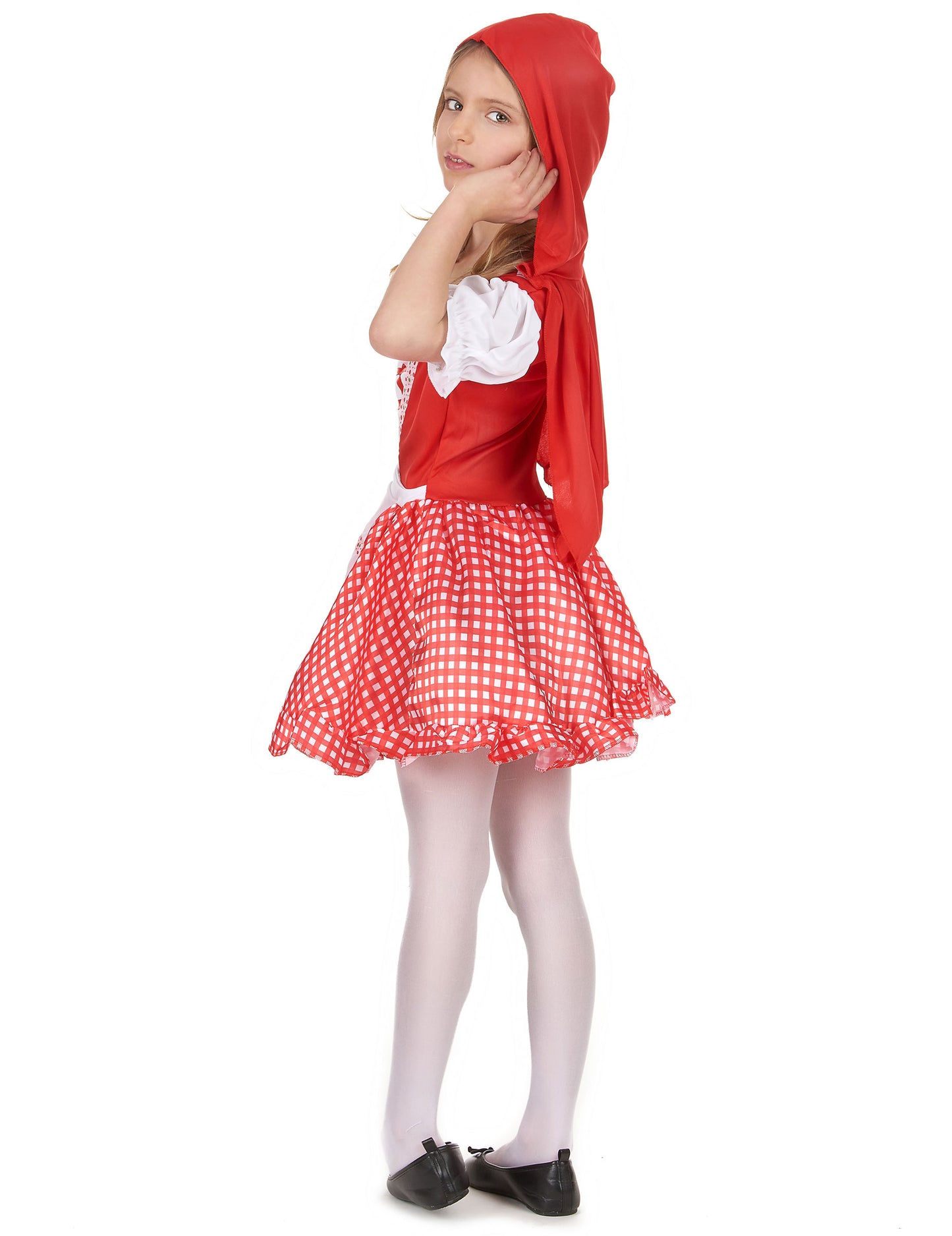 Traditonnel Red Chaperon Costume Girl