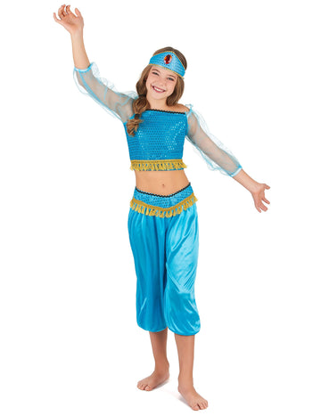 Blue Oriental Dancer Dancer Girl Girl