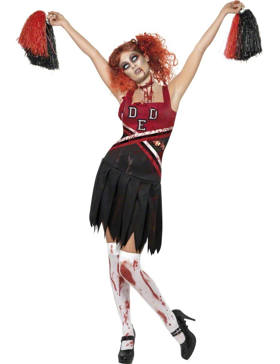 Zombie Pompom Girl Masguise Woman Halloween