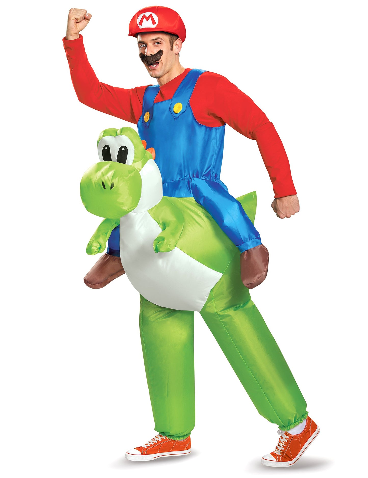 Mario nafukovací kostým na dospelých Yoshi Nintendo