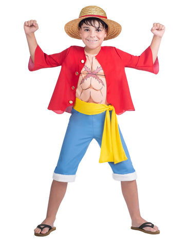 Luffy One -Piece Child Costume