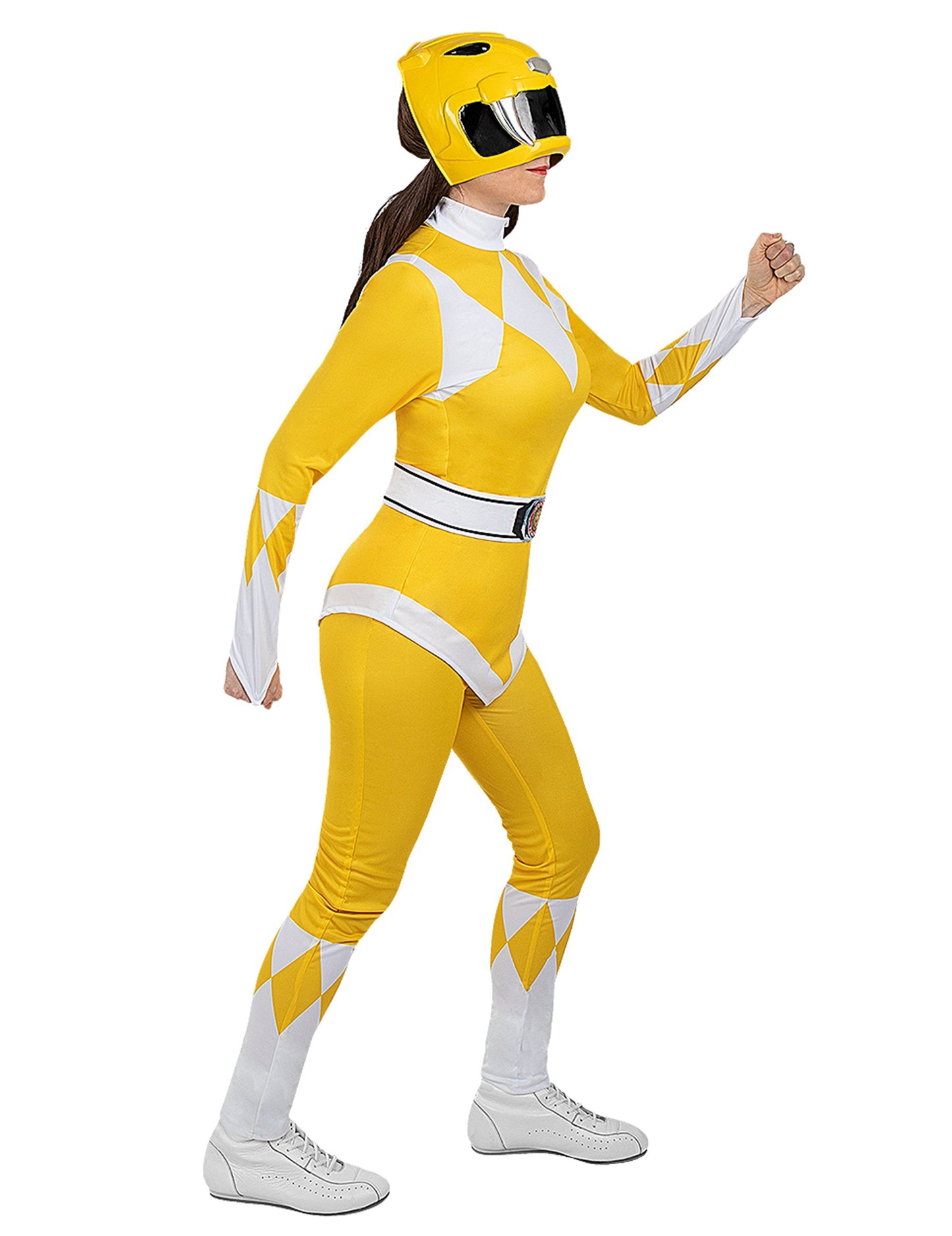 Žltý kostým Power Ranger pre dospelých