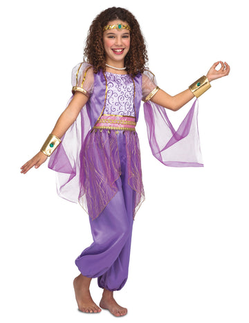 Violet Girl Oriental Princess Costume