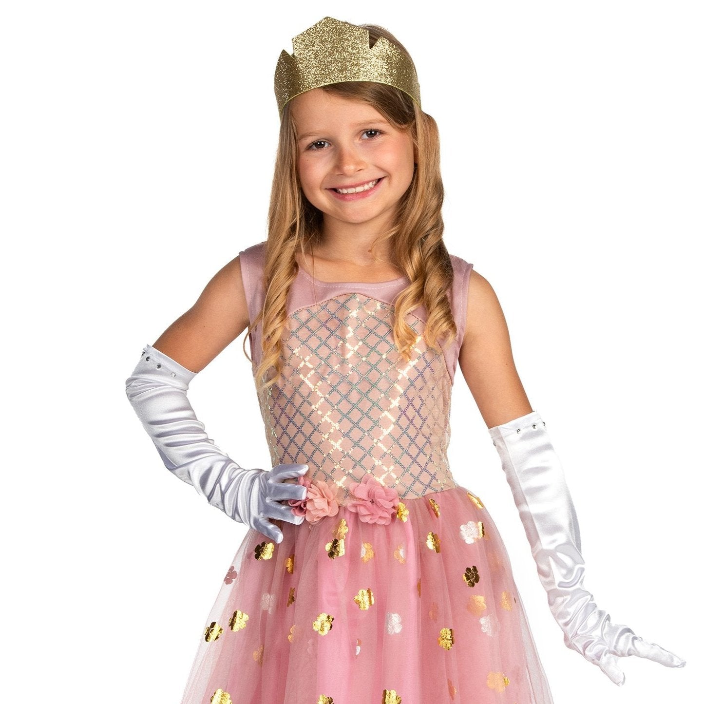 Rose Gold Girl Princess Costume