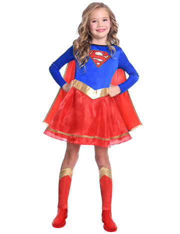 Classic Girl Supergirl Costume