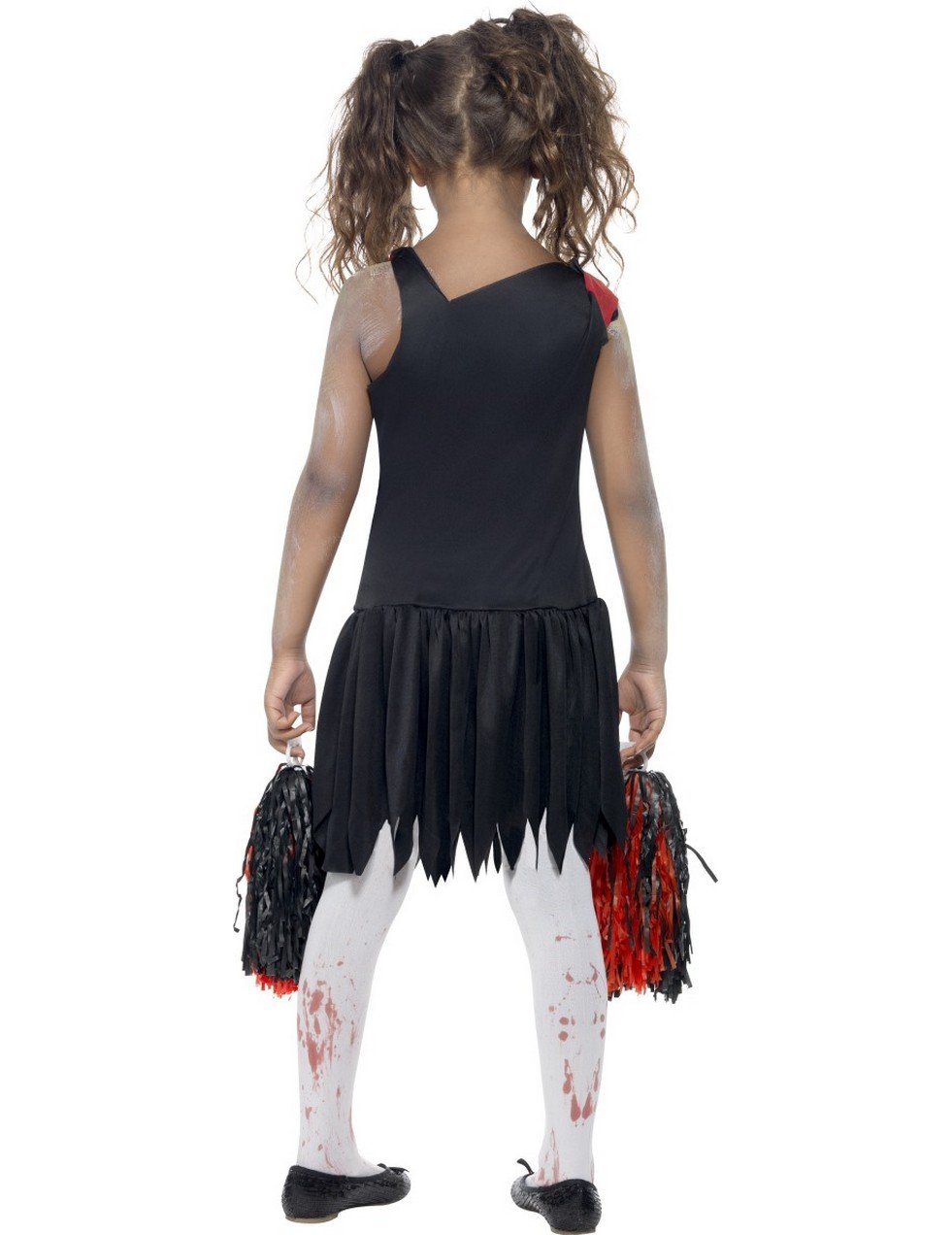 Čierne a červené dievča Zombie Girl Costume