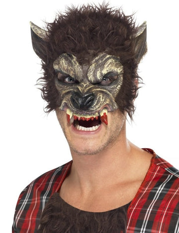 Half Loup Garou Mask pre dospelých