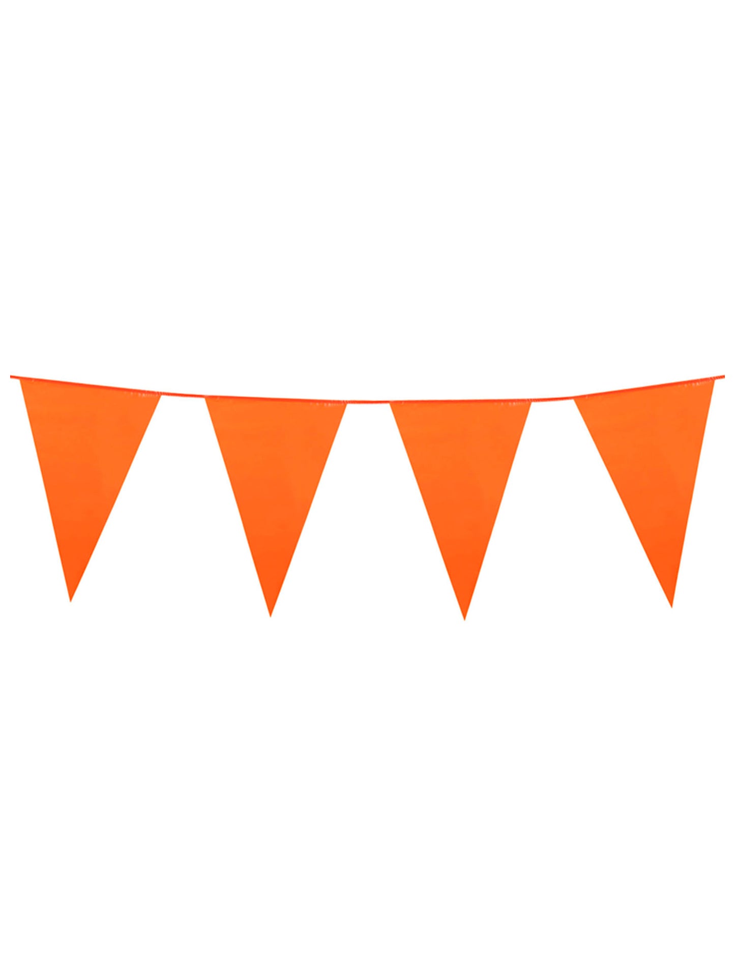 Orange Pennant Garland 10 m