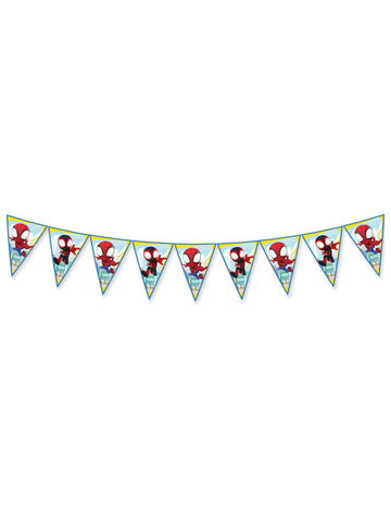 Spidey Pennant Garland a jeho priatelia