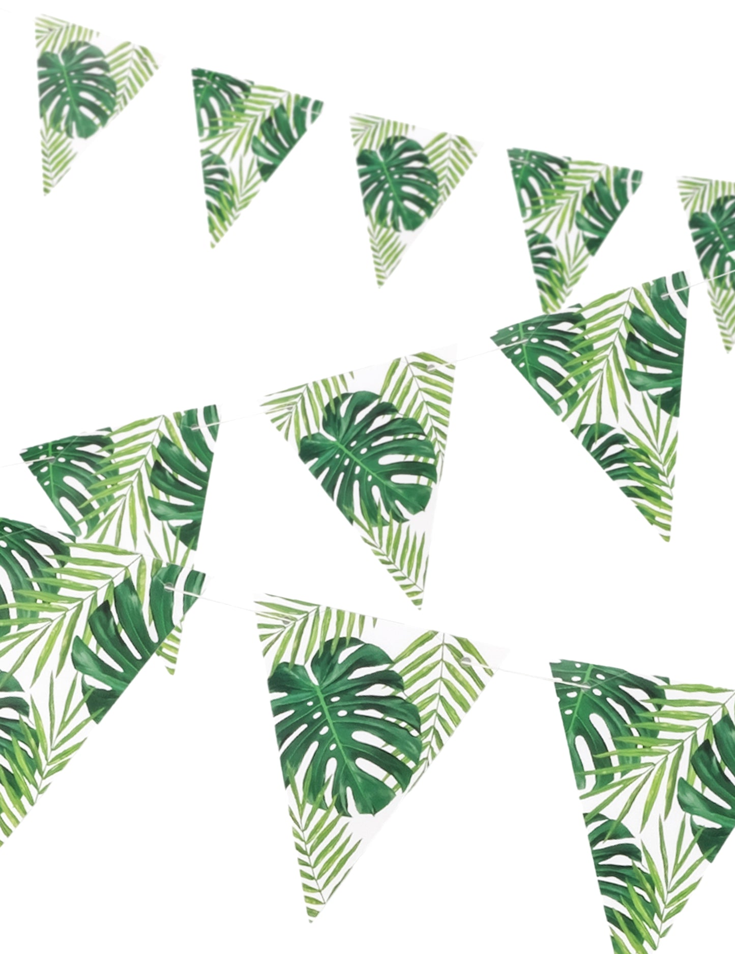 Kartón Pennant Garland Tropical Listy 15 cm x 1,3 m