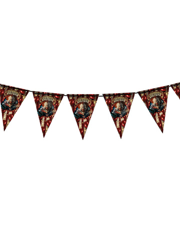 Halloween Clown Plast Garland 3 m