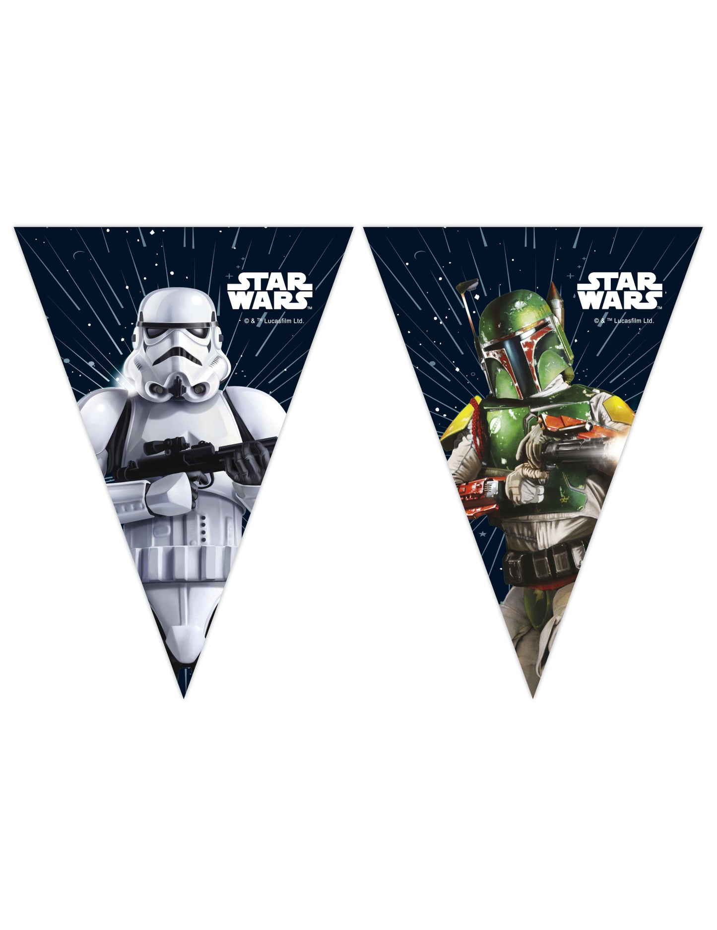 Star Wars Galaxy 2,3 m papierové pennanty