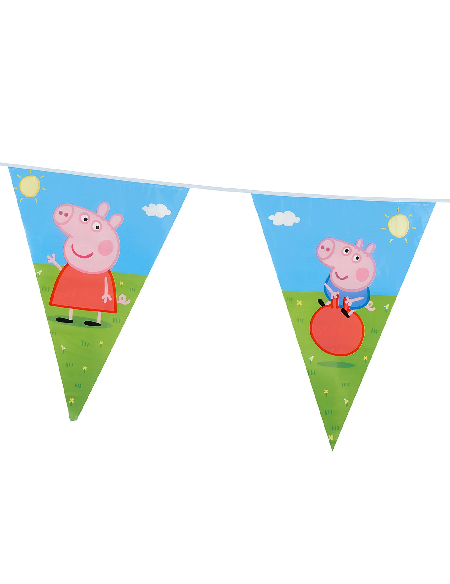 Plastové plastové girlandy Peppa ošípané 270 cm