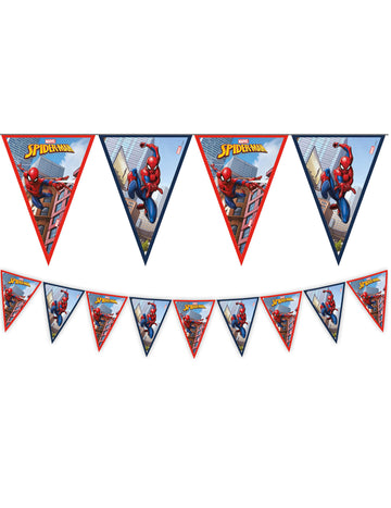 Spiderman Pennant Girland